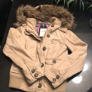 Abercrombie khaki kids jacket
